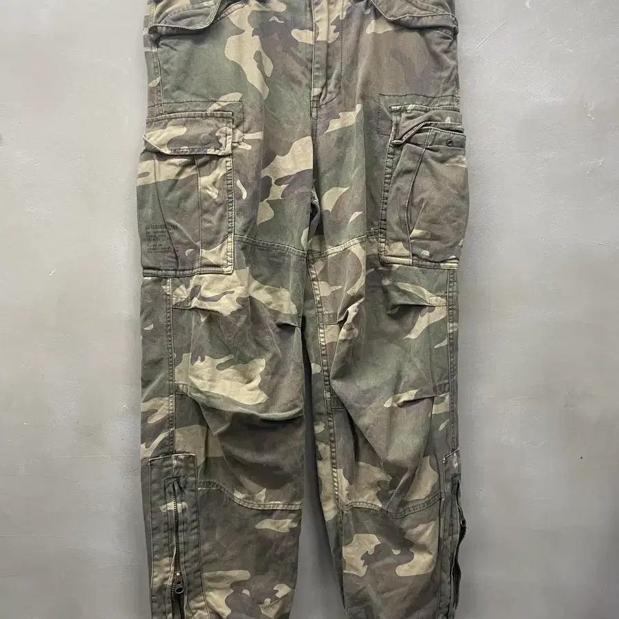 카모플라쥬 카고 바지s 34
