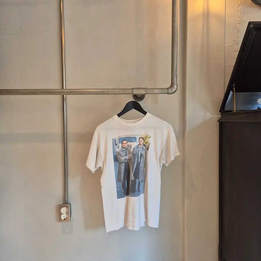 The Office Michael Scott & Dwight Vintage T-Shirt 오피스 미드 그래픽 반팔