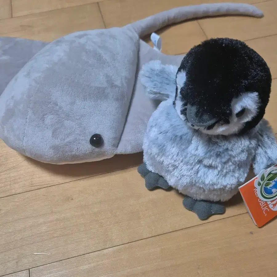 아쿠아리움 가오리 펭귄 인형 일괄