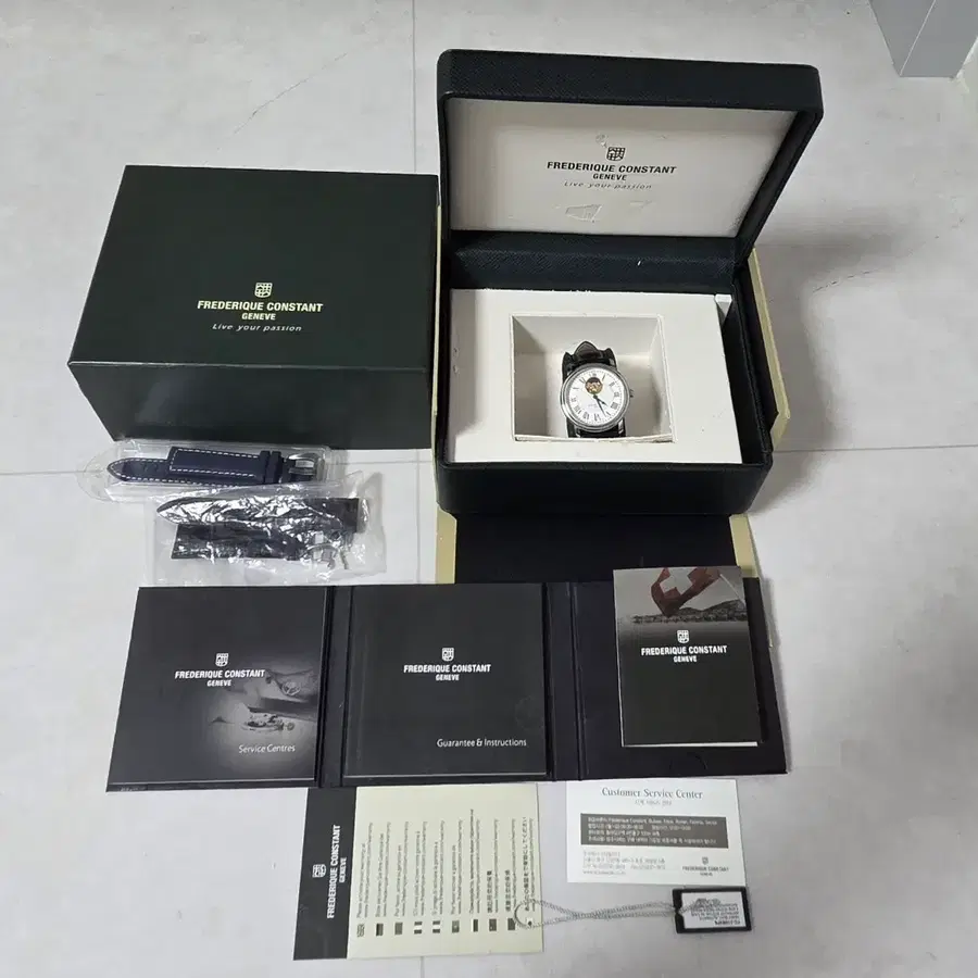프레드릭 콘스탄트 하트비트 실버 풀셋 팜