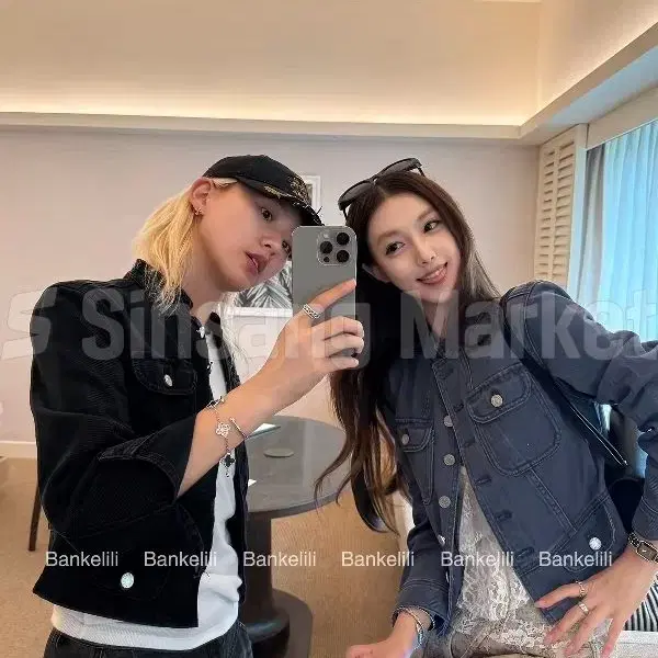 [빠른발송] 멀티 데님 자켓 청 슬림 가을아우터