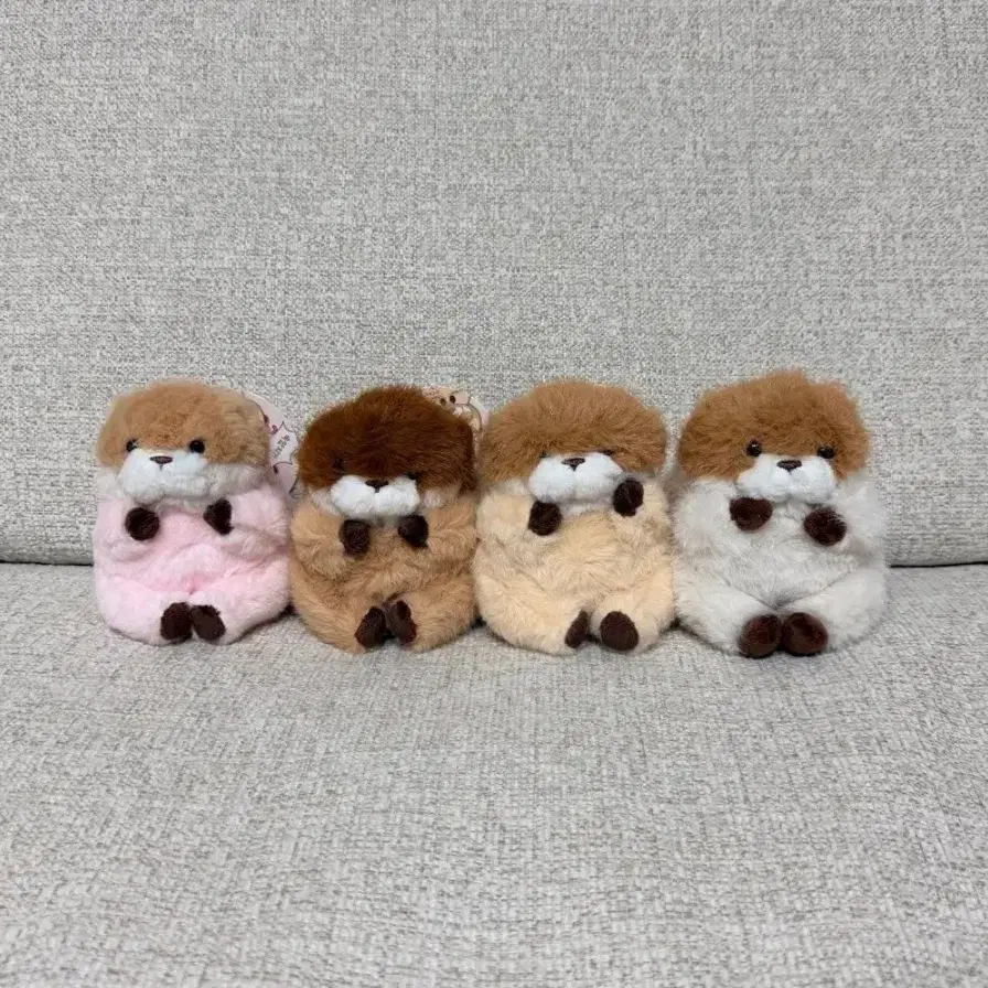 코커짱인줄 우소우소짱 브라운 12cm 키링 인형 가방고리