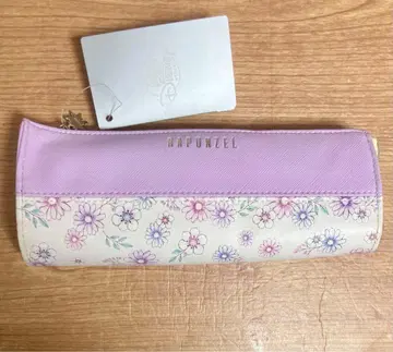 라푼젤 슬림 펜 케이스 디즈니 스토어 꽃무늬 라벤더색 보라색 필통