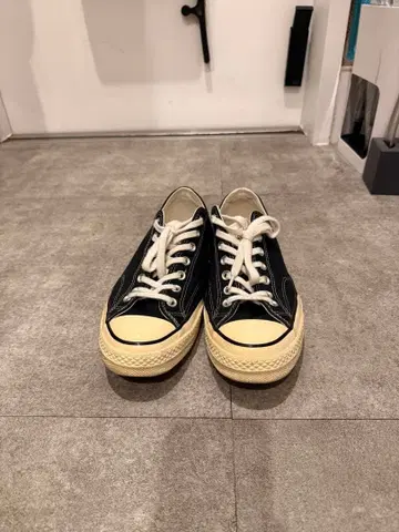 Converse Chuck Taylor 로우컷 블랙 CT70
