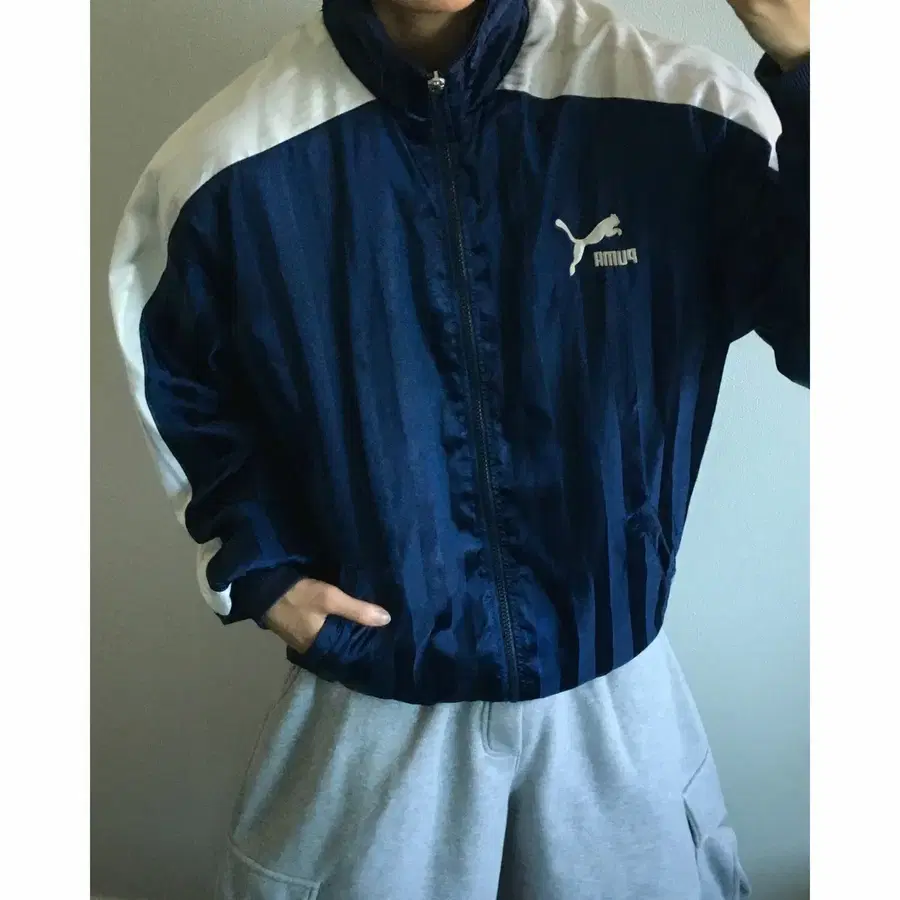Puma 퓨마 90s 올드스쿨 사이드라인 일본판 바람막이