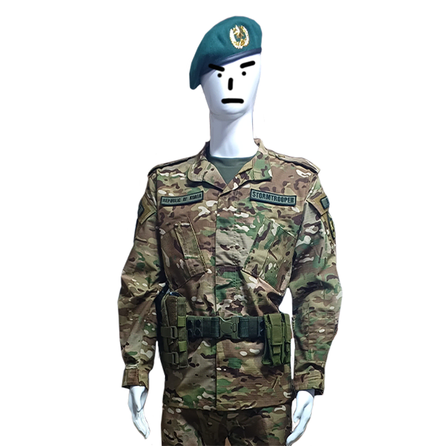 졸업사진 대여 특수부대 지휘관 졸사 위장복 전투복 군복