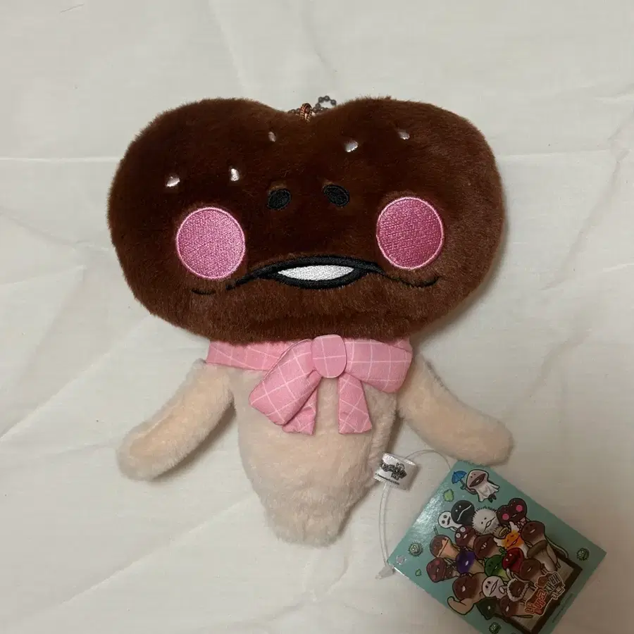 (정품 새상품) 고백 초코 나메코 키링 인형