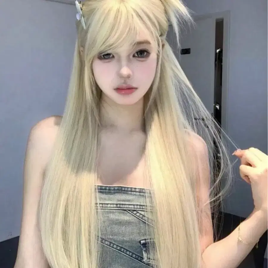 금발 가발
