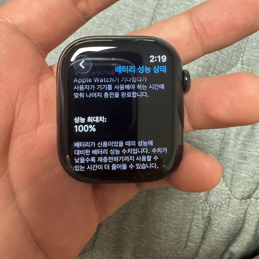 애플워치 10 티타늄 슬레이트 46mm 배터리 100%+링블,밀레니즈,에르메스 가죽