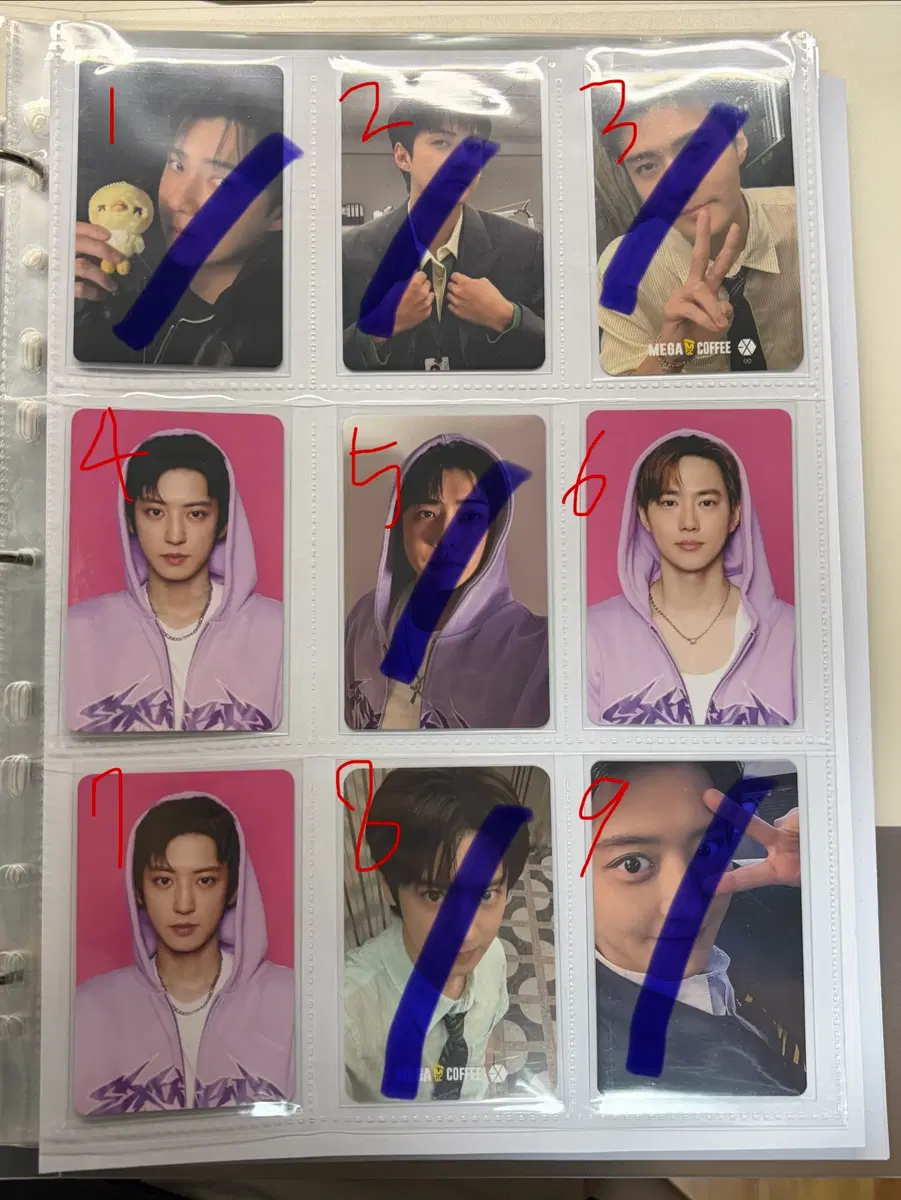 Exo photocard poca