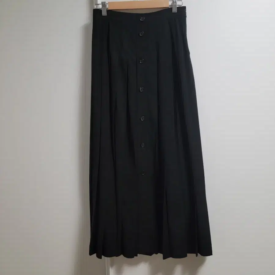 775WISMART 블랙 롱 스커트