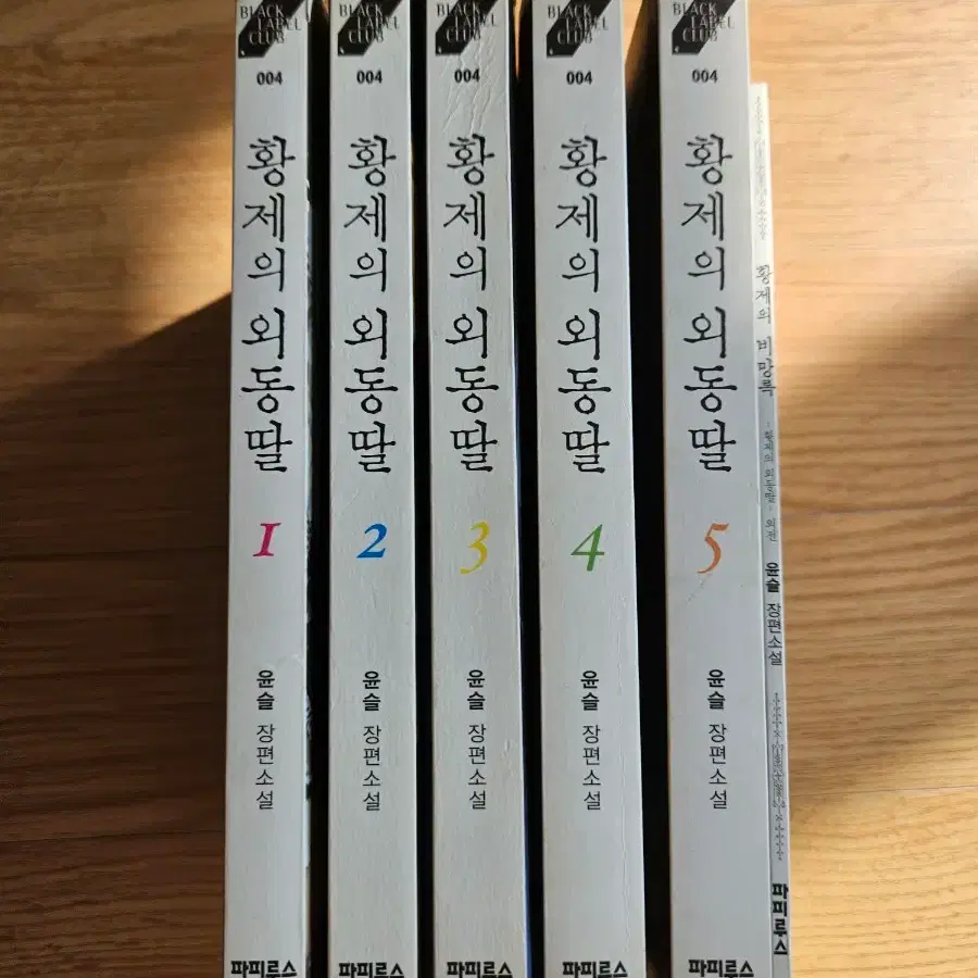 황제의 외동딸 1~5권 외전 로판 소설 책 전권 완결