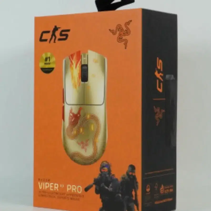 Razer Viper V3 Pro 바이퍼 바브삼 카스 한정판 마우스 + 기간투스 마우스패드