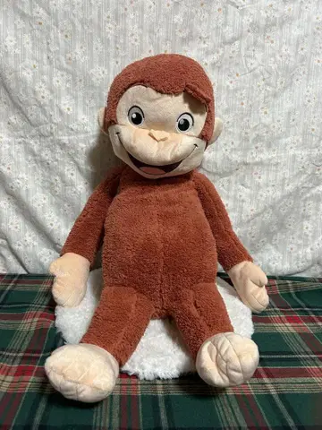 호기심 많은 조지 봉제 인형 약 40cm