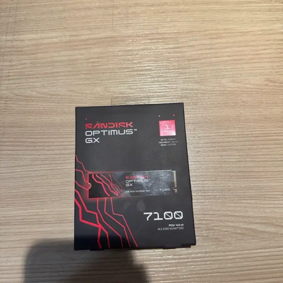 샌디스크 옵티머스 GX 7100 NVMe SSD 1TB