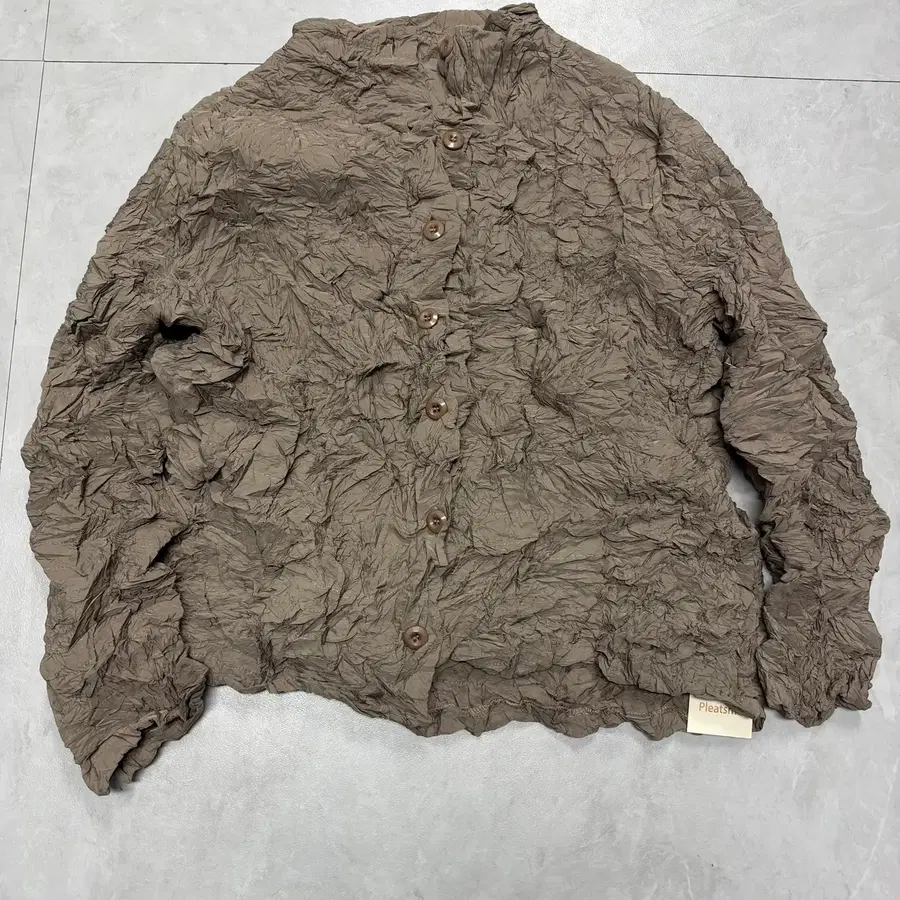 F 플리츠미 Pleatsme 23SS 셔츠 가디건 미사용