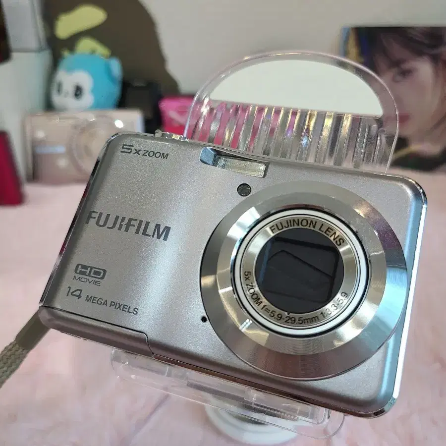 후지필름 FinePix AX 500 실버 (AA건전지 구동/후지 특유 색감/한글메뉴/도시바 2GB SD카드)