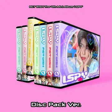 원가이하 엔시티 위시 4집 미니앨범 I SPY 디스크팩 미공포 세트