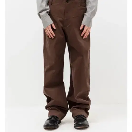 Aieul stra pants 브라운