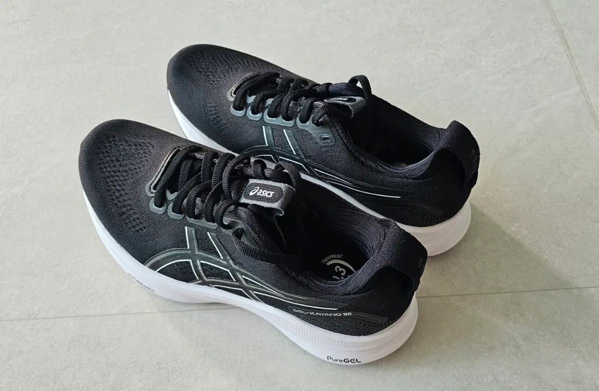ASICS Gel-Kayano 32 Black Sneakers Running Shoes Stability Shoes Women's Size 240
