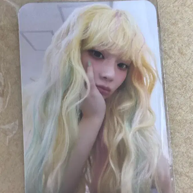 윈터 도쿄돔 한정판 포카