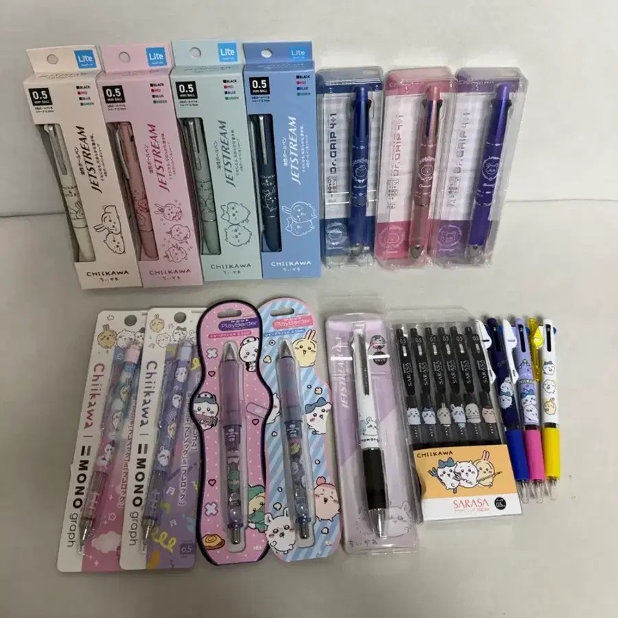 치이카와 닥터그립 치이카와 샤프 볼펜 치이카와 제트스트림 라이트 먼작귀
