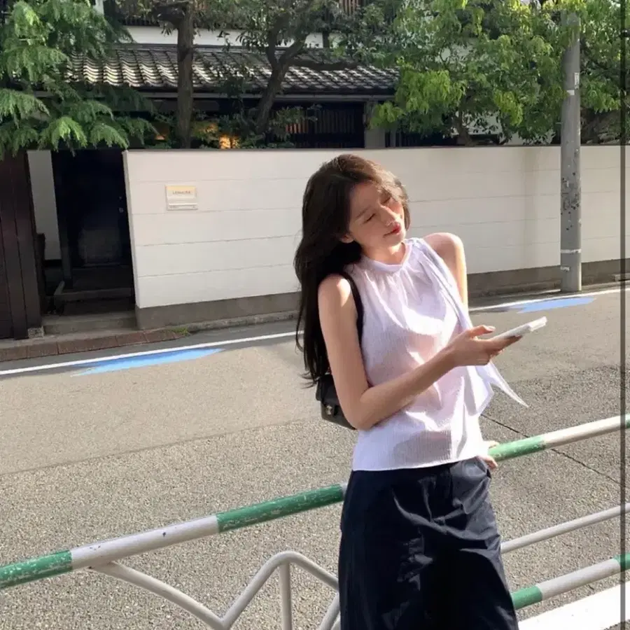 (새상품) 르플레인 셀리어 타이 블라우스
