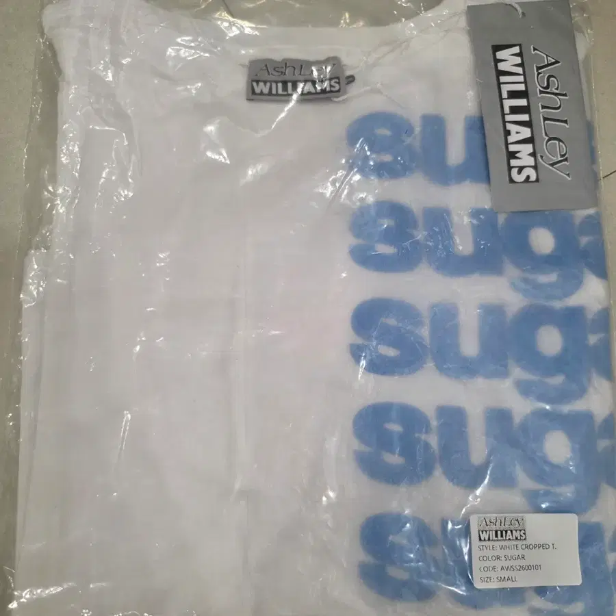 애슐리윌리엄스 티셔츠 SUGAR CROPPED T-SHIRT S 새상품