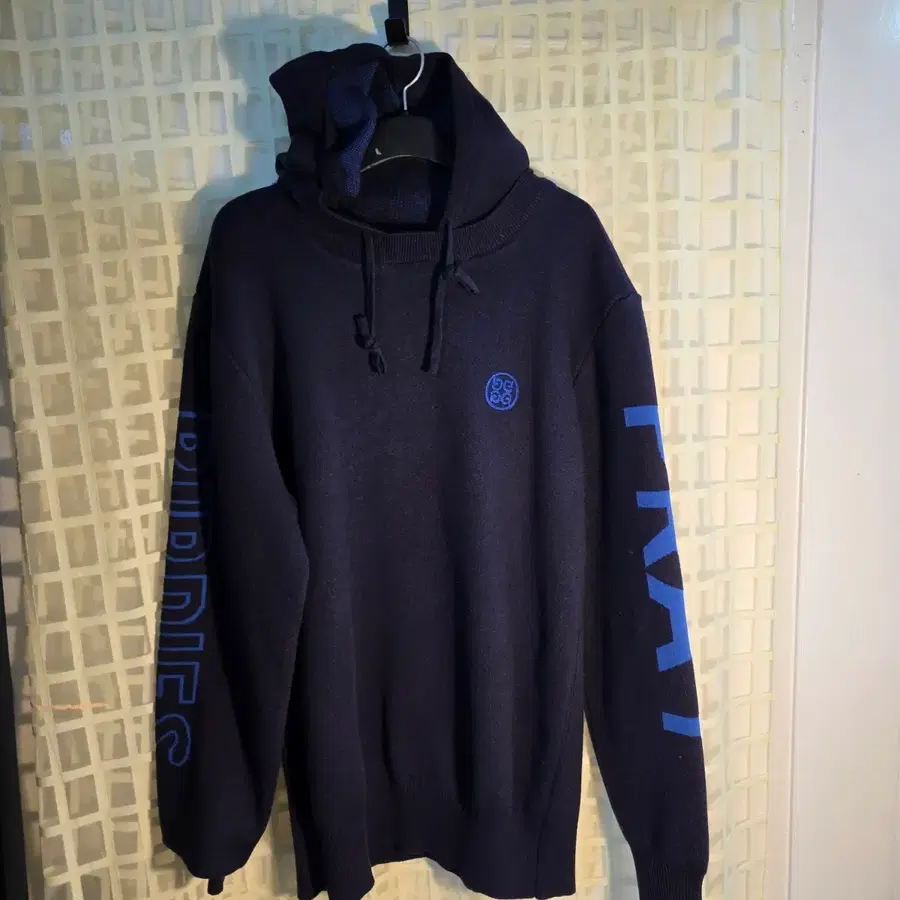 G FORE GOLF 골프 후드 니트 네이비