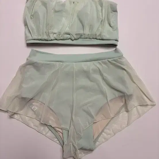 포럴 폴웨어 민트그린 비키니