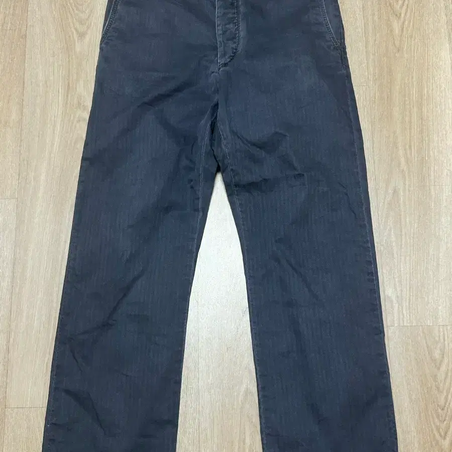 RRL 가먼트 다이 해링본 필드 팬츠 블랙 30x32