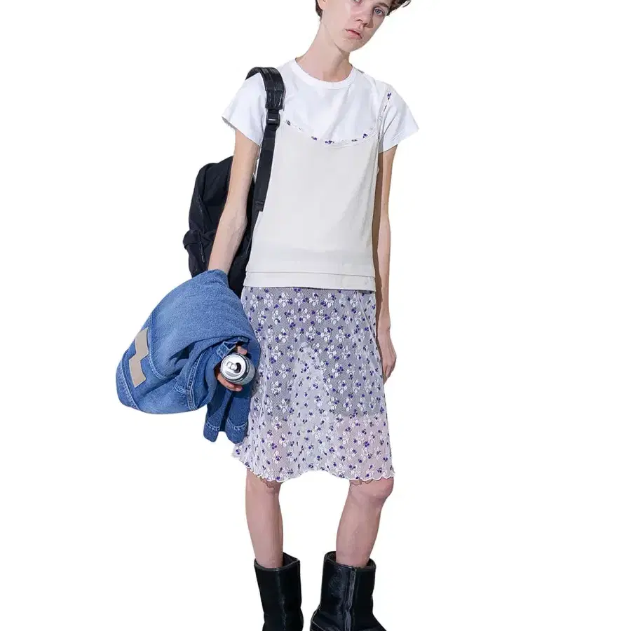 PERVERZE COMBINED STRAP DRESS 퍼버즈 원피스