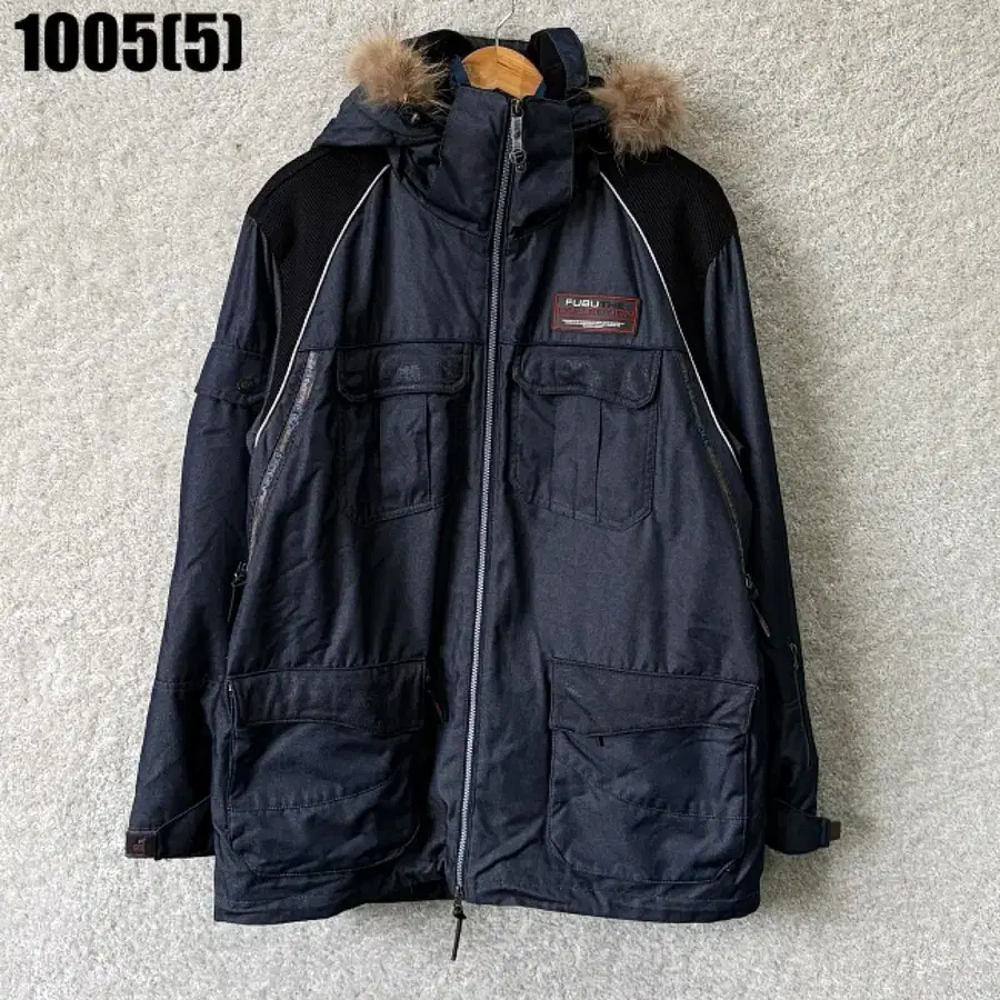 FUBU 후드 탈부착 패딩 점퍼 1005