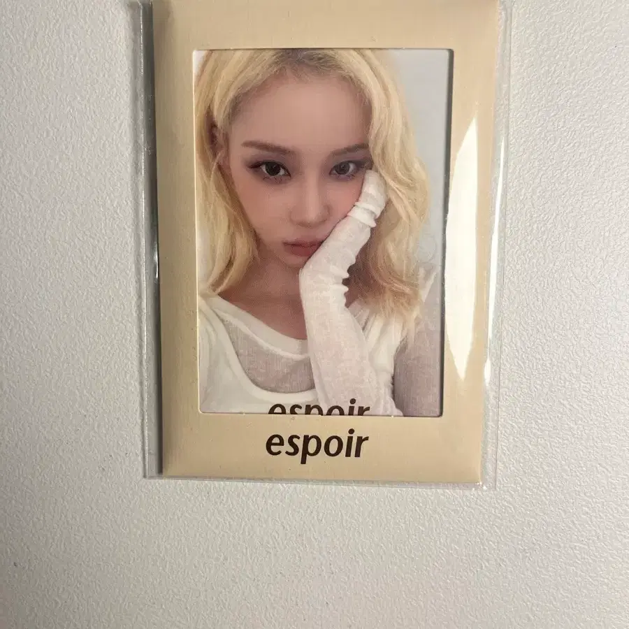 에스쁘아 윈터 포토카드