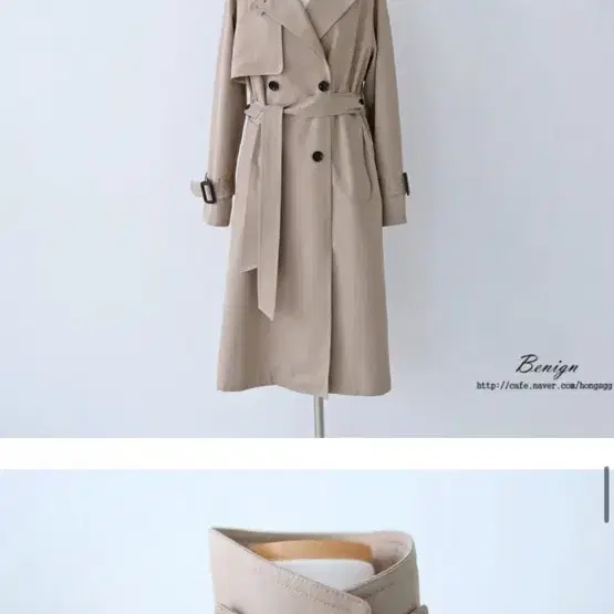 [새상품]비나인 뉴벨라 트렌치코트 베이지
