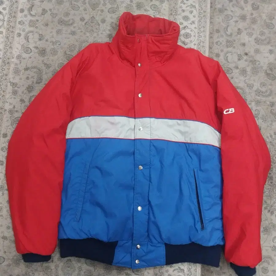 80년대 USA CB 스포츠 배색 패딩 XL