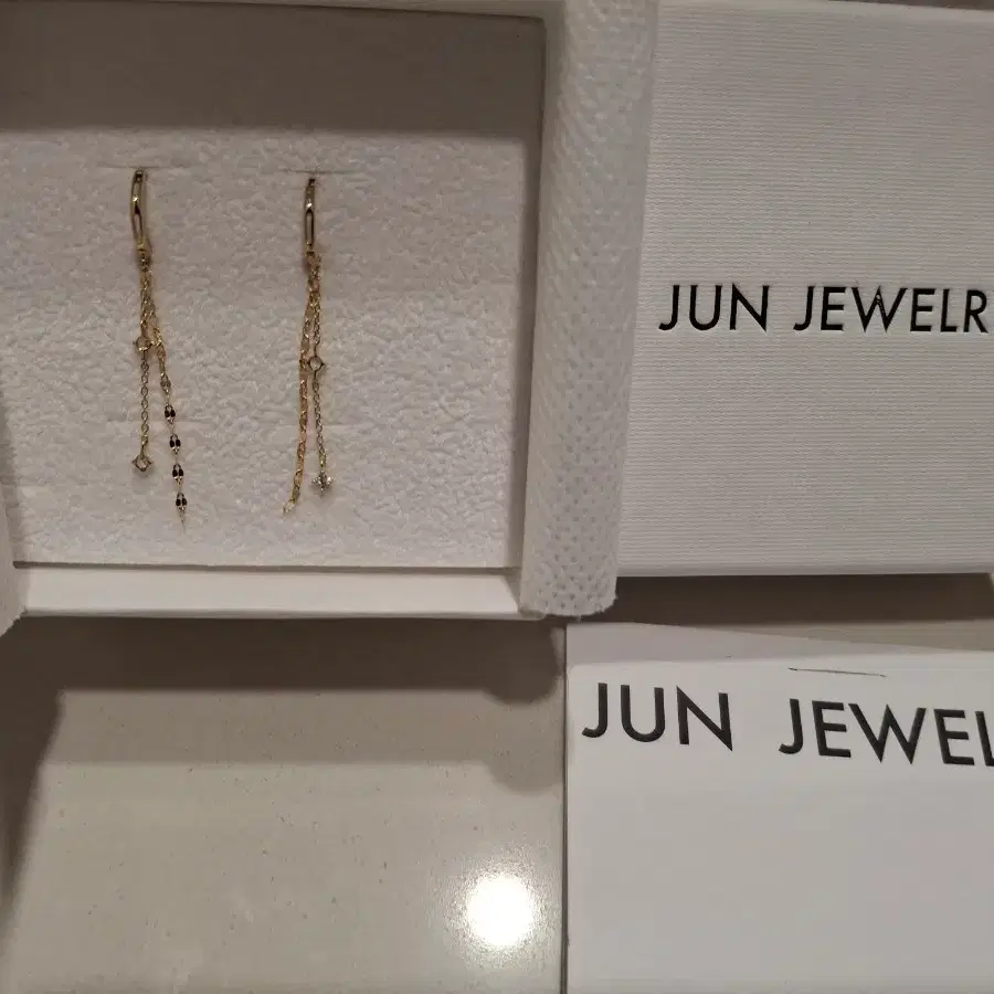 준주얼리 14k 정품 드롭 귀걸이