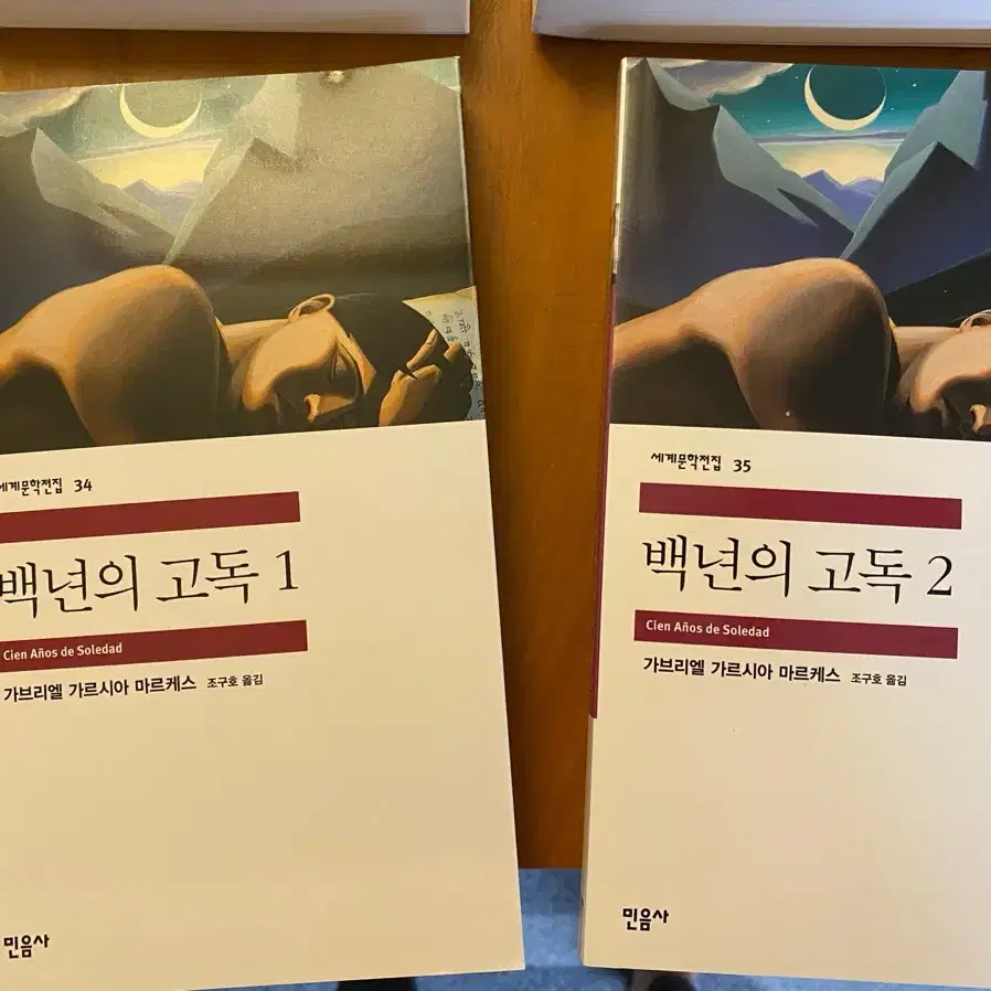 세계문학전집 백년의 고독 1, 2 세트 민음사