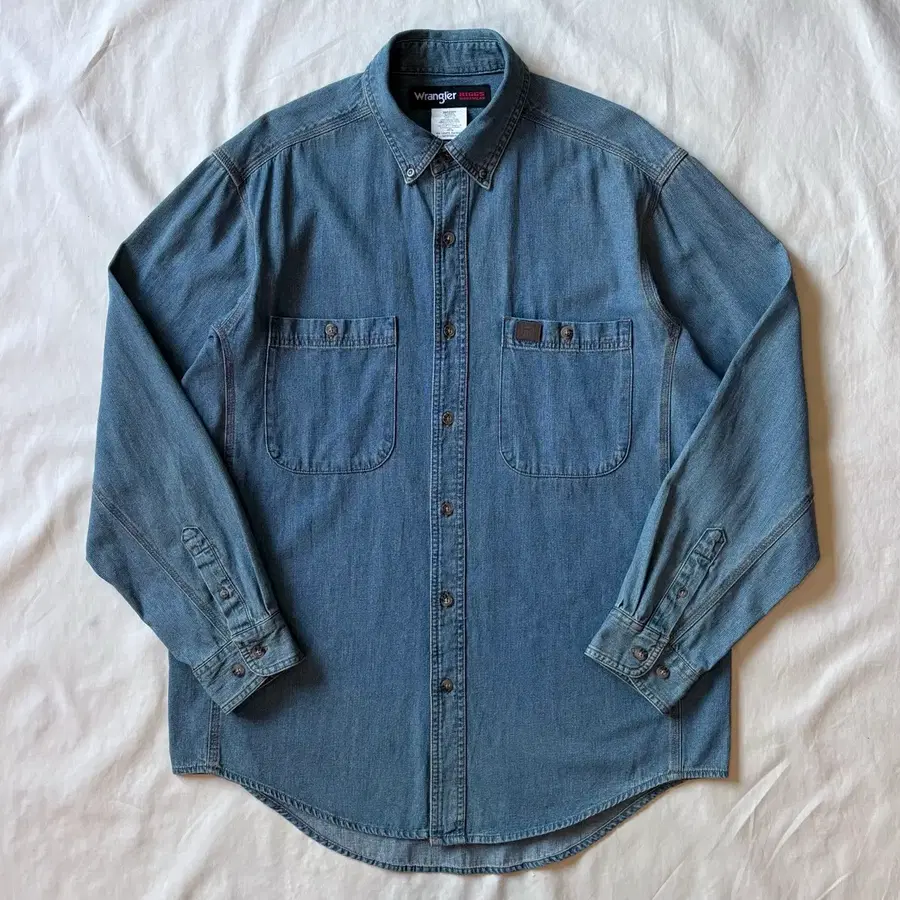 [107-109] Wrangler 데님 워크 셔츠