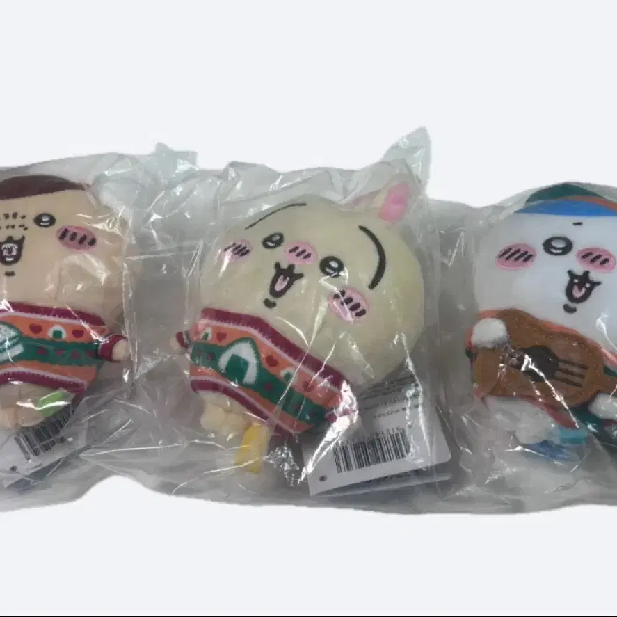 (미개봉)치이카와 크리스마스쿠지 마스코트 인형 우사기 하치와레 쿠리만쥬