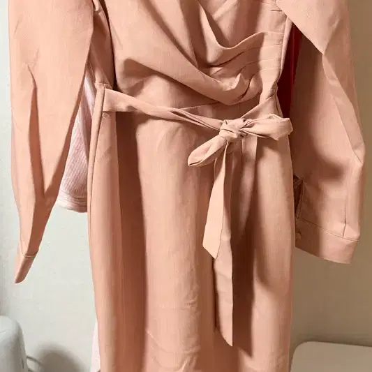 랩 원피스 핑크