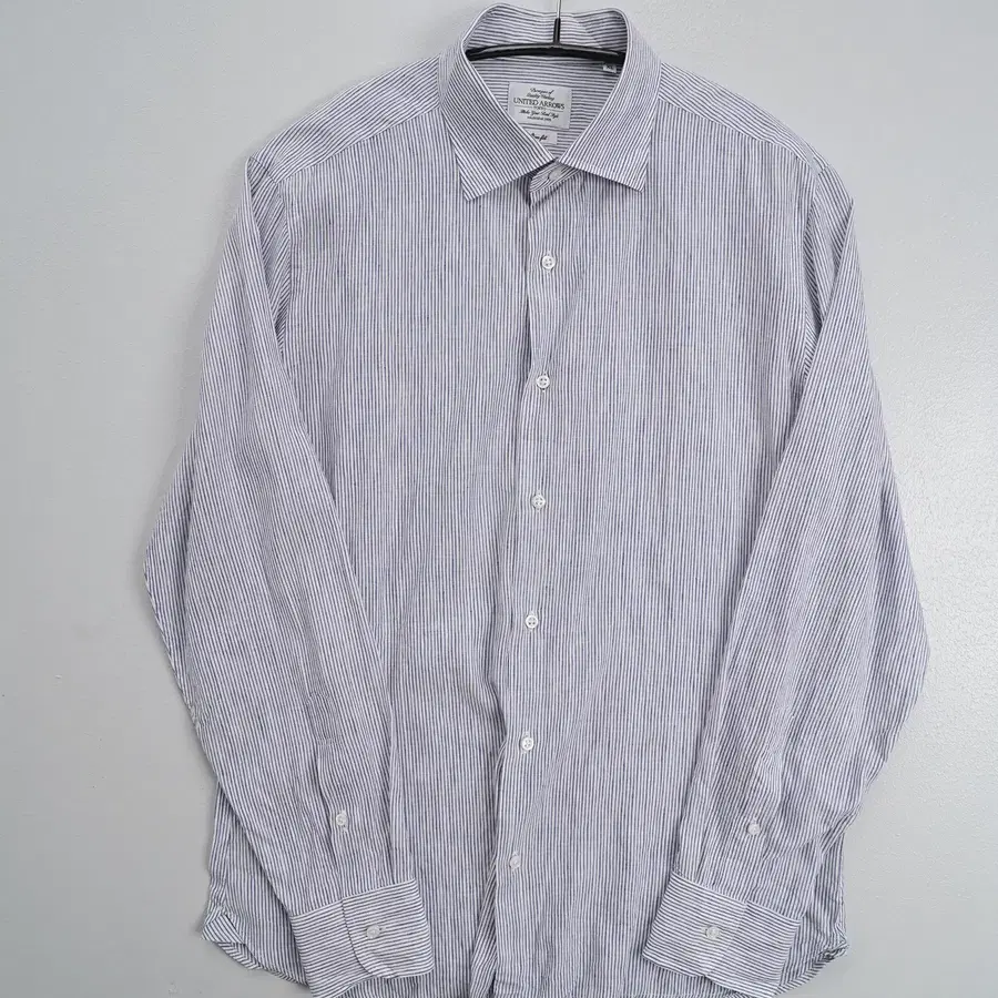 united arrows 린넨 스트라이프 셔츠