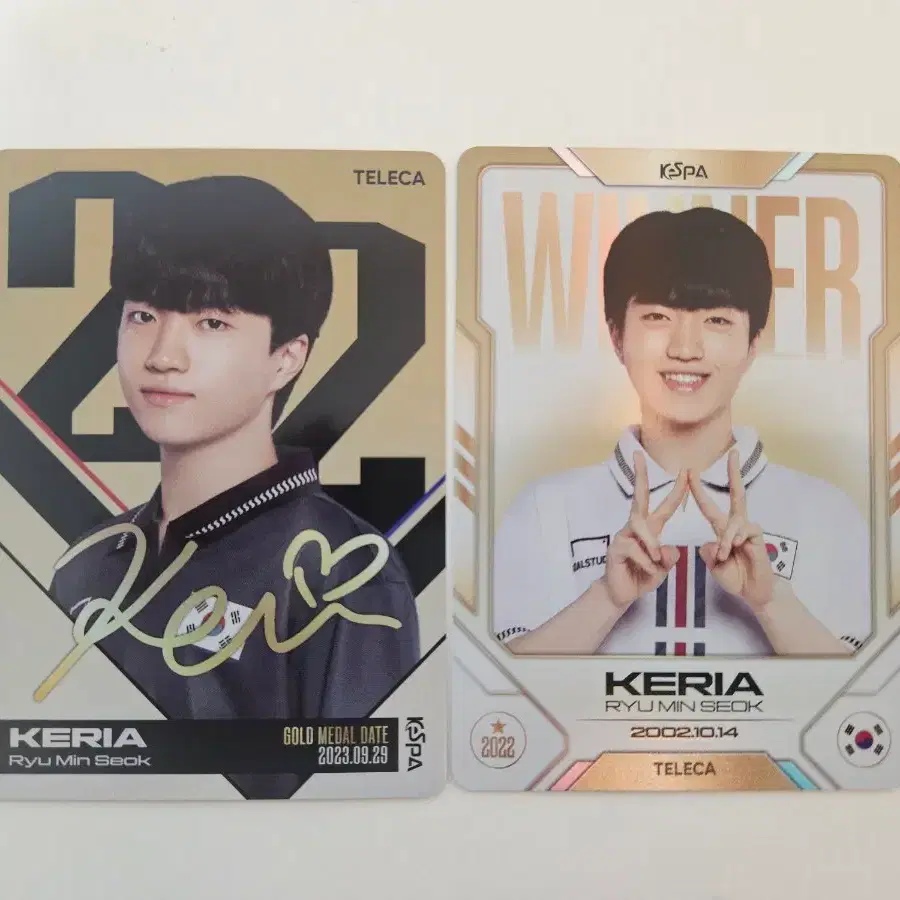 kespa teleca 테레카 아시안게임 카드 케리아