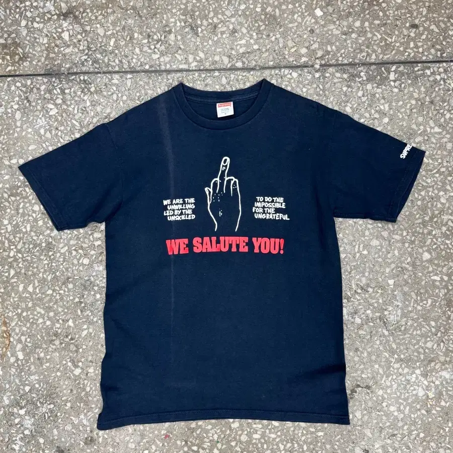 2011 슈프림 We Salute you tee