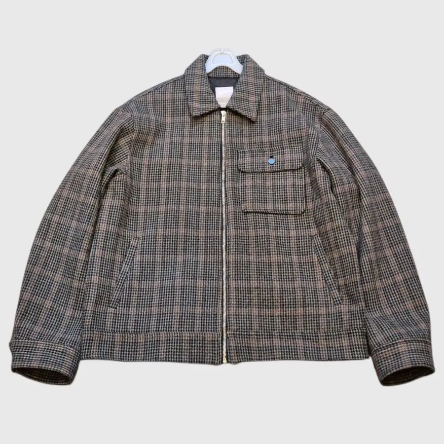 (XL) 하운드체크 울자켓