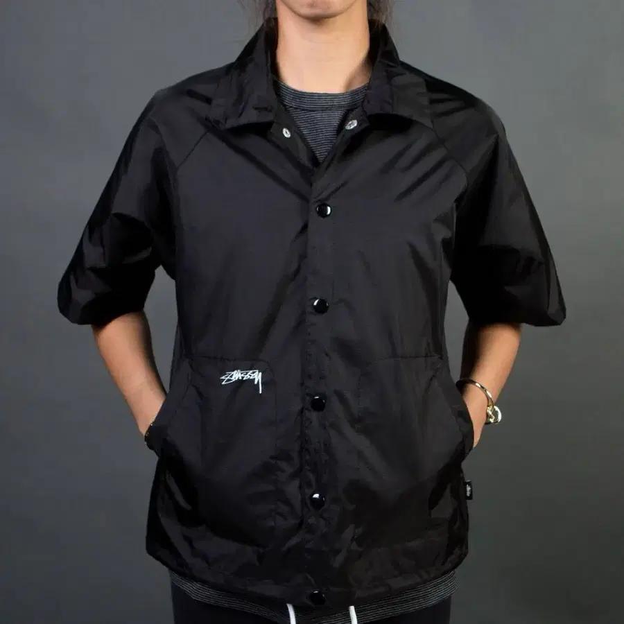 [새상품] 스투시 (Stussy) 여성 노드호프 재킷 블랙 XS / S