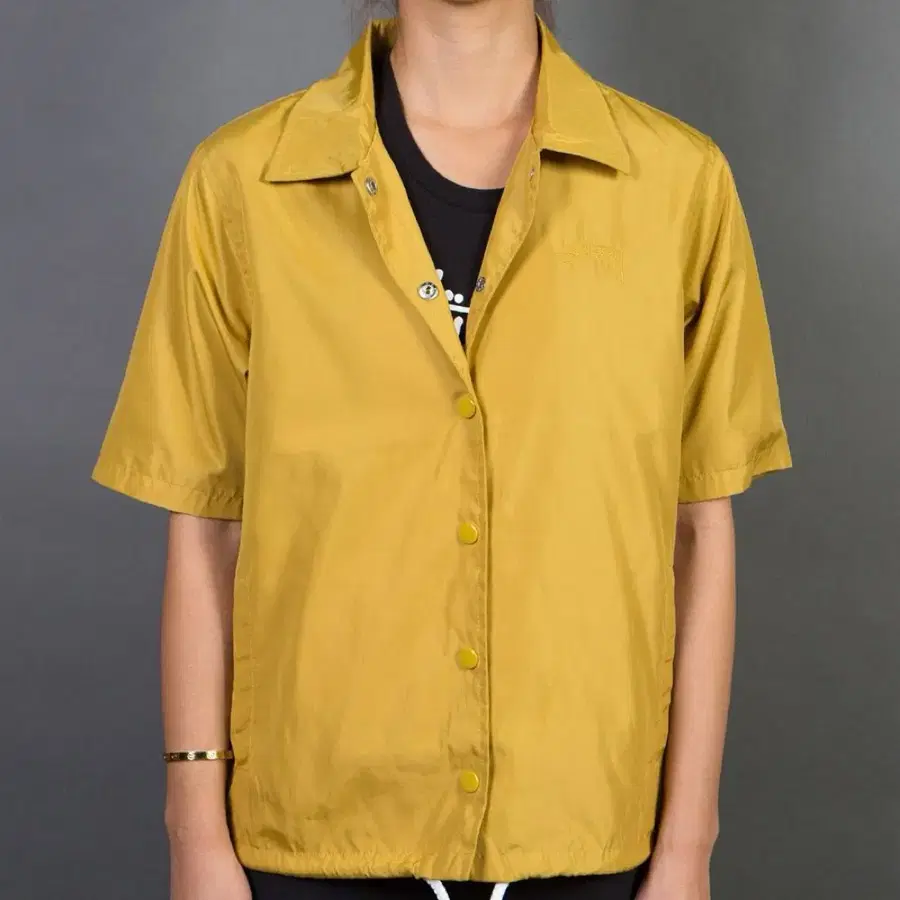 [새상품] 스투시 (Stussy) 여성 닐슨 재킷 골드 XS / S