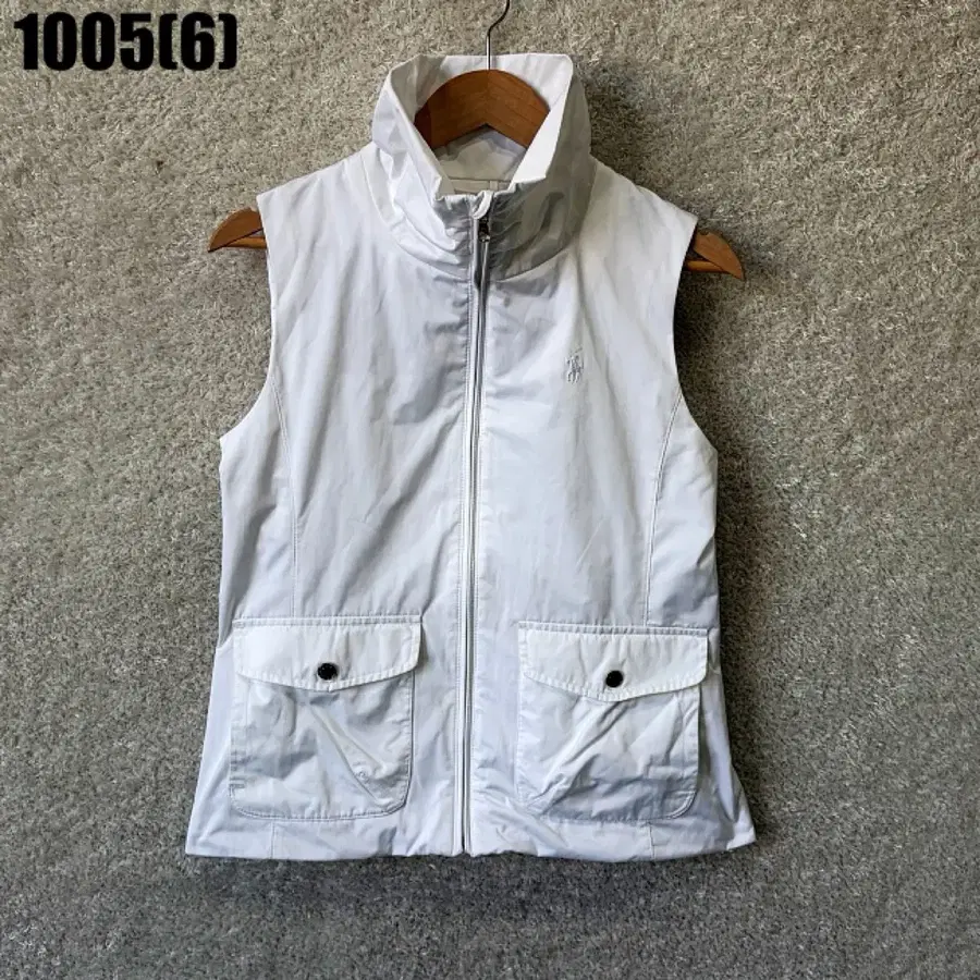 랄프로렌 골프 화이트집업 베스트 조끼 XS 1005
