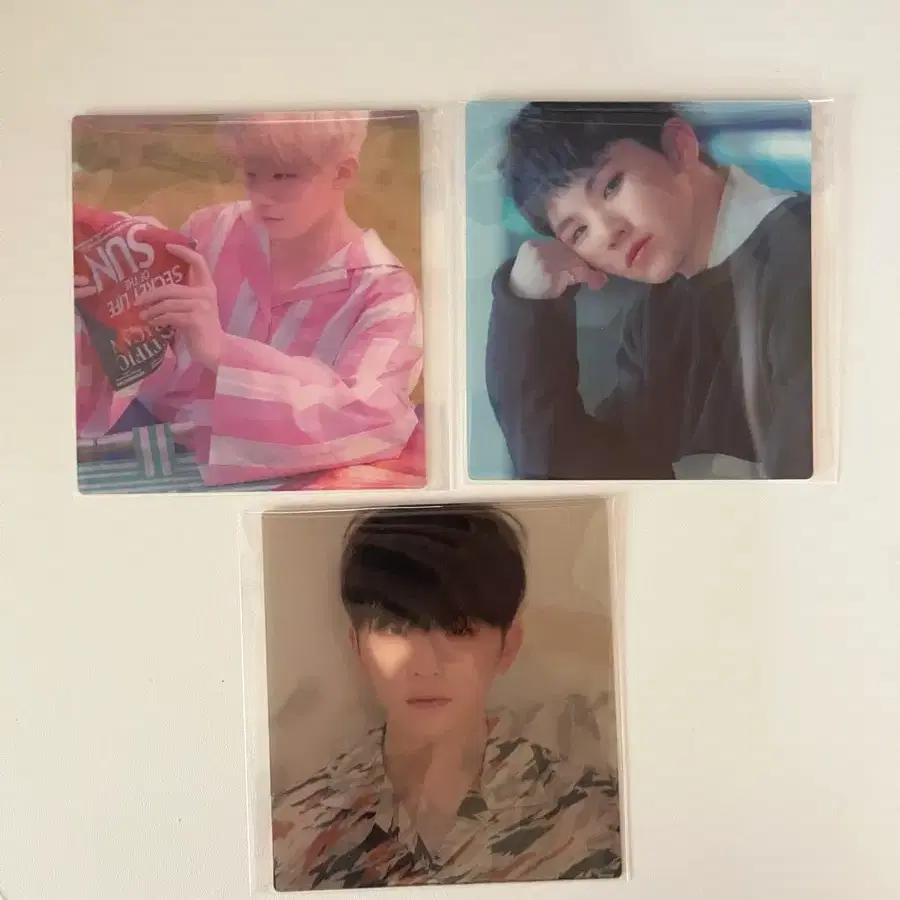 세븐틴 우지 렌티큘러3종 일괄판매