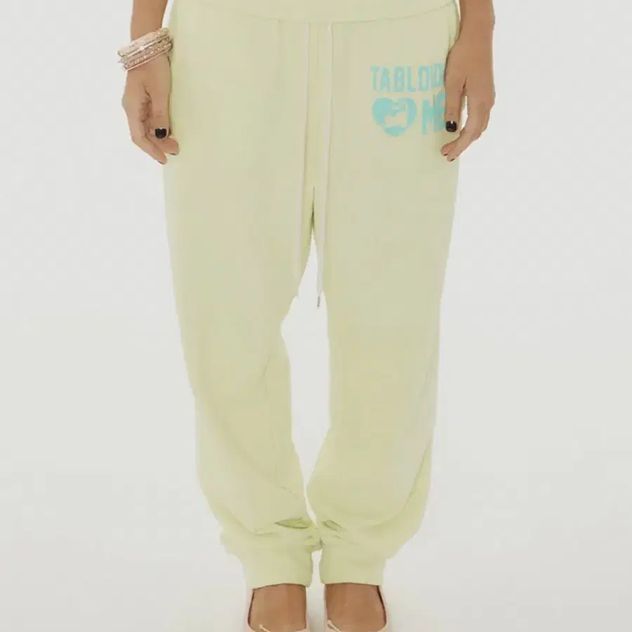 스컬프터 Sweet Kitty Jogger Pants Acid Yellow